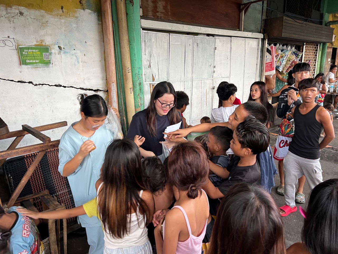 Community outreach activity in Cebu